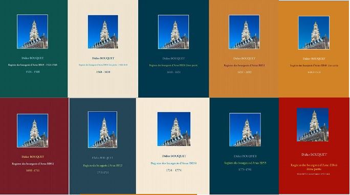 Registres des bourgeois d'Arras